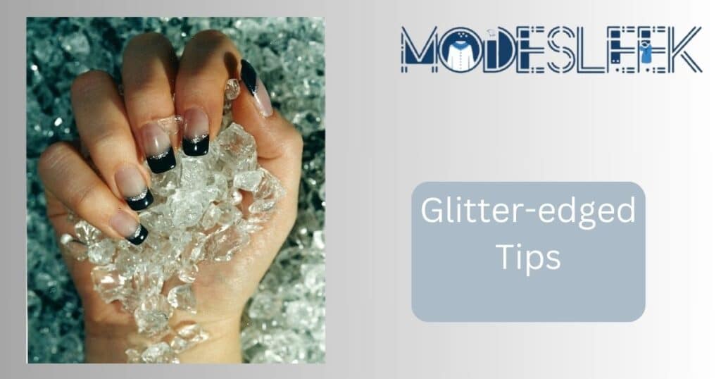 Glitter-edged Tips