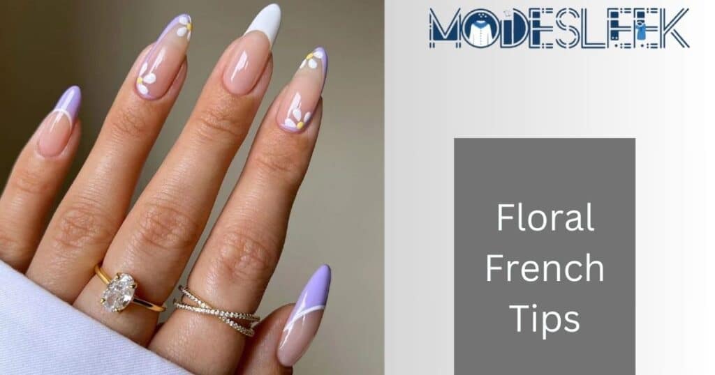 Floral French Tips