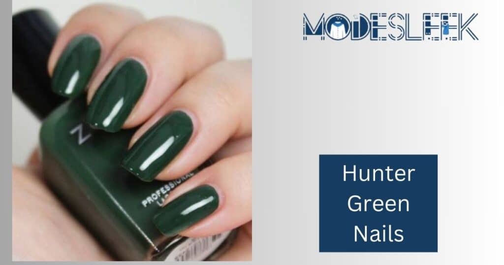 Hunter Green Nails