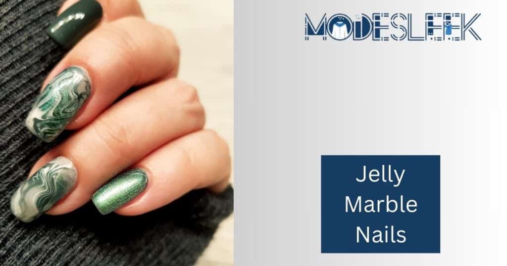 Jelly Marble Nails