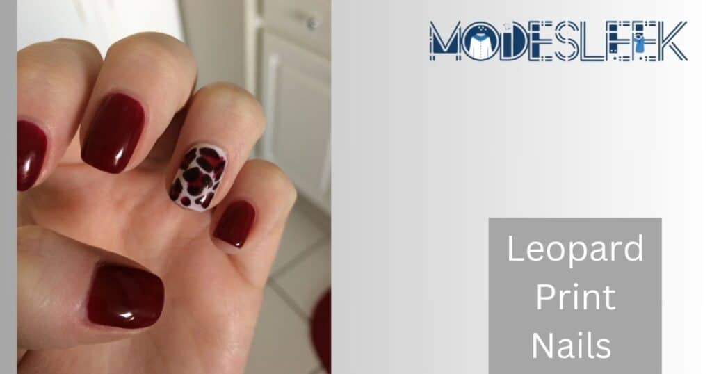 Leopard Print Nails