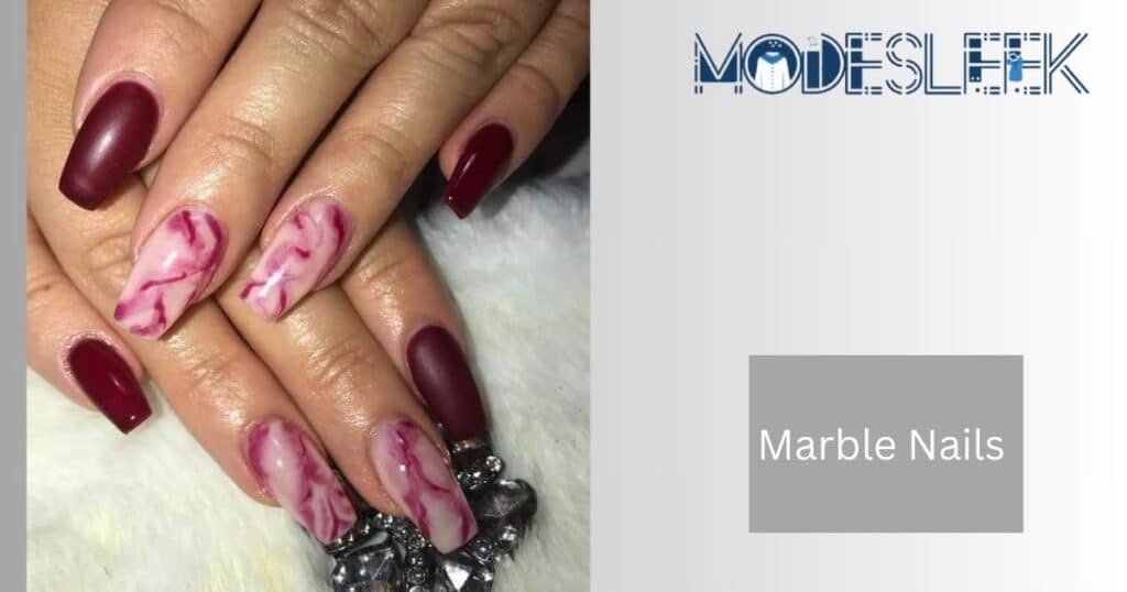 Marble Nails