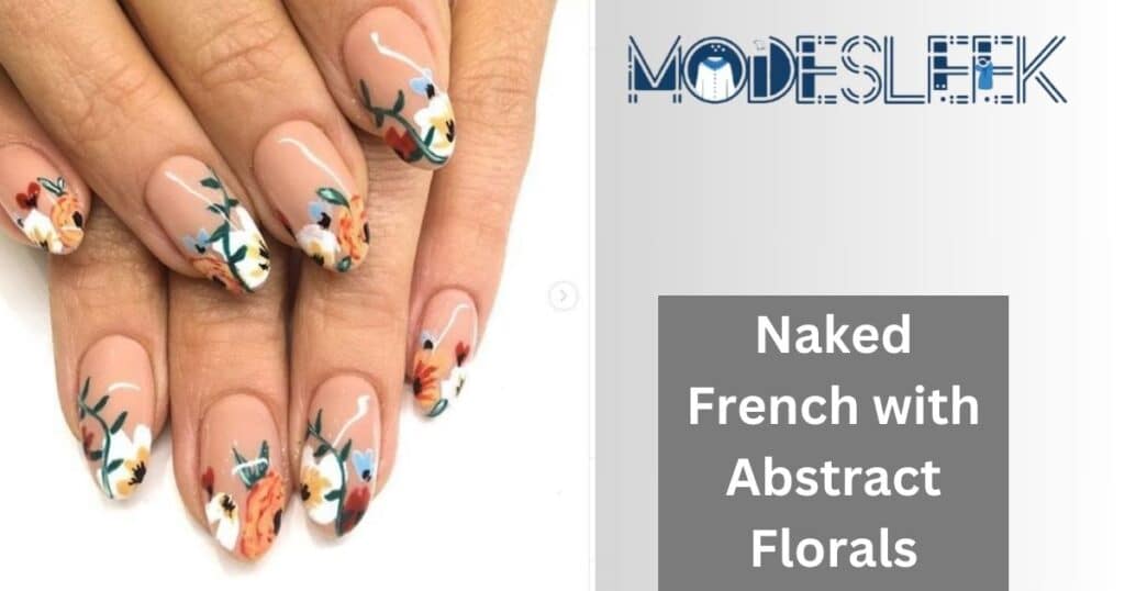 Naked French with Abstract Florals