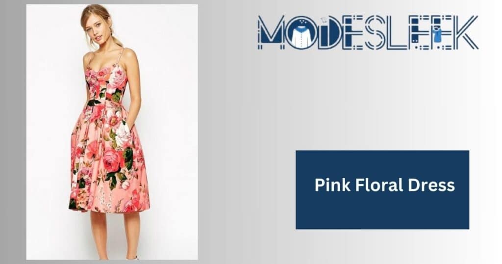 Pink Floral Dress