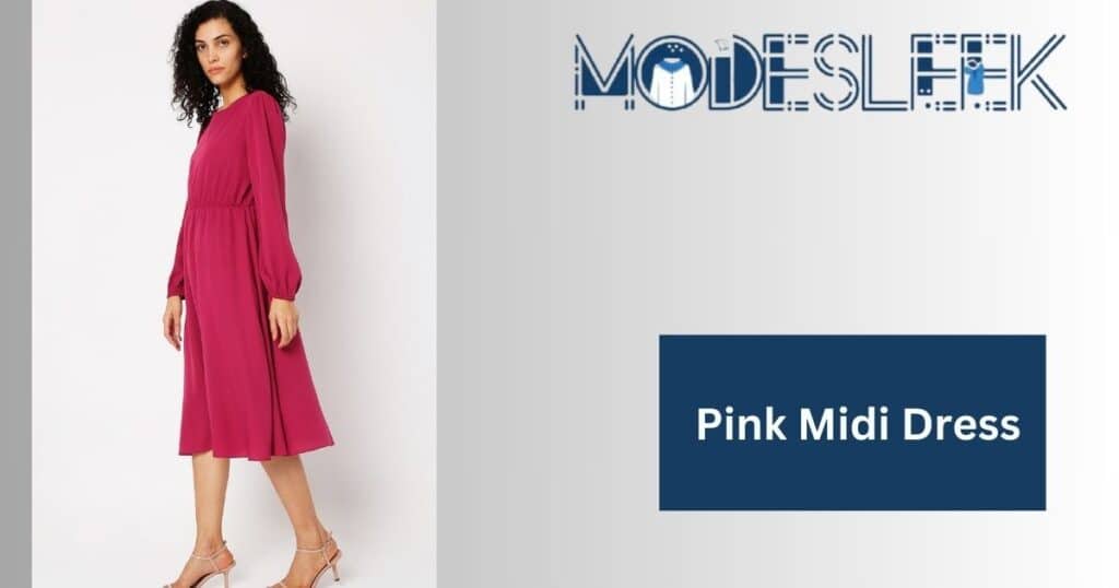 Pink Midi Dress