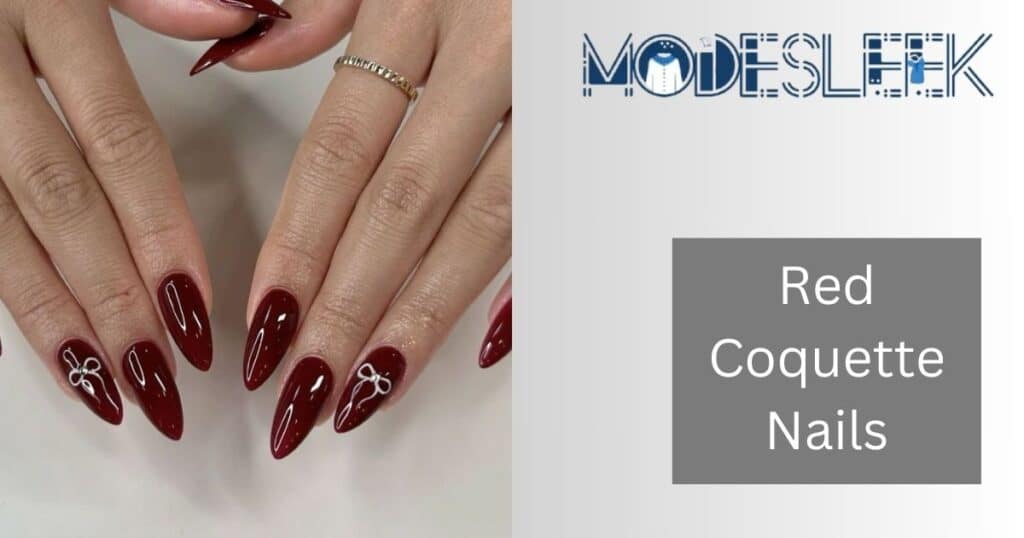 Red Coquette Nails