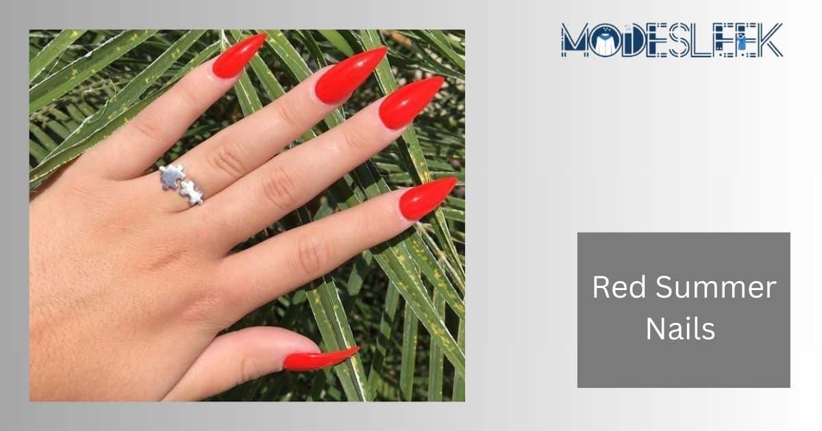 Red Summer Nails