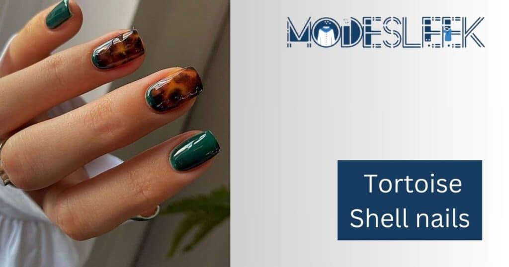 Tortoise Shell nails