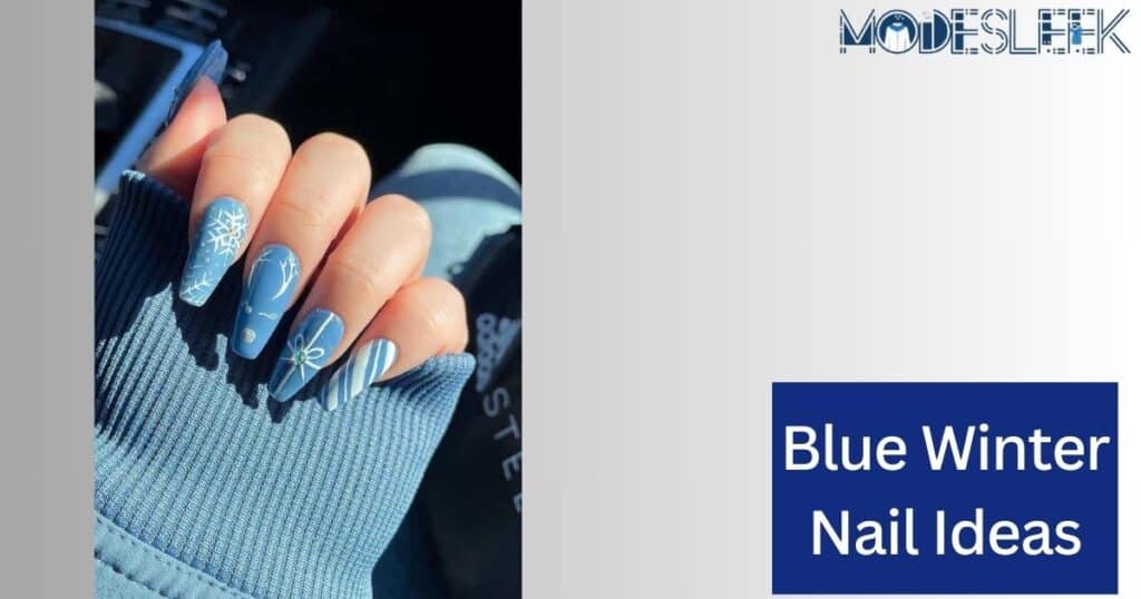 Blue Winter Nail Ideas