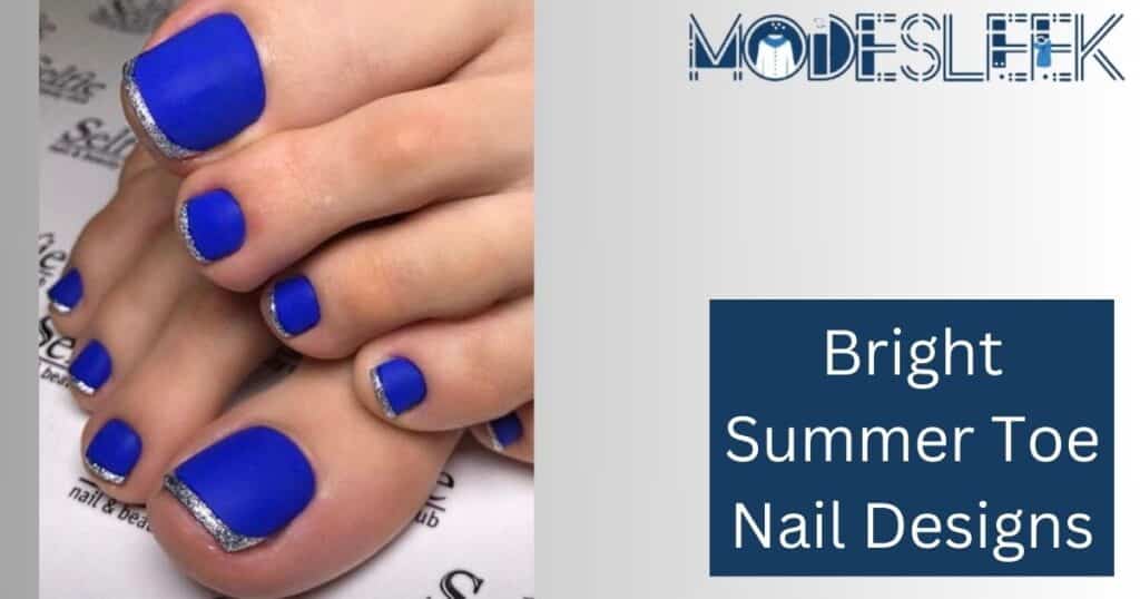 Bright Summer Toe Nail Designs