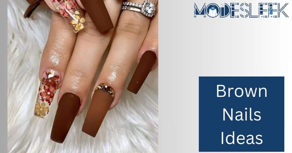 Brown Nails Ideas