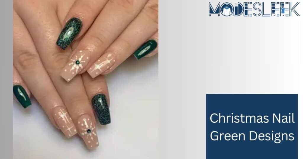 Christmas Nail Green Designs