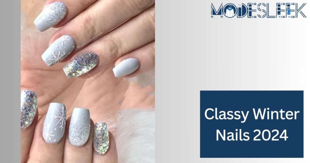 Classy winter nails 2024