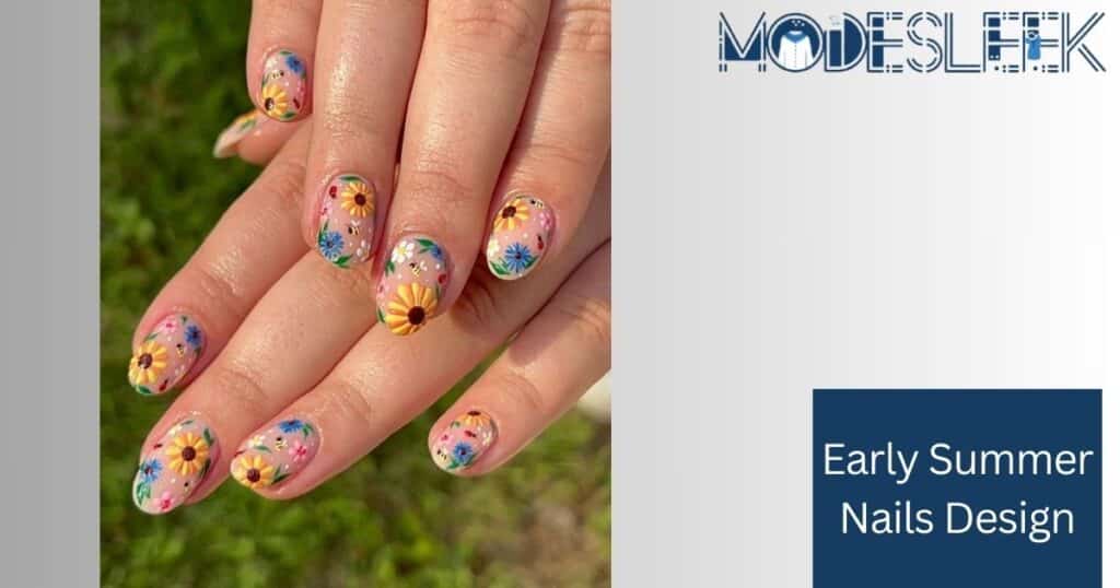 Early summer nails design