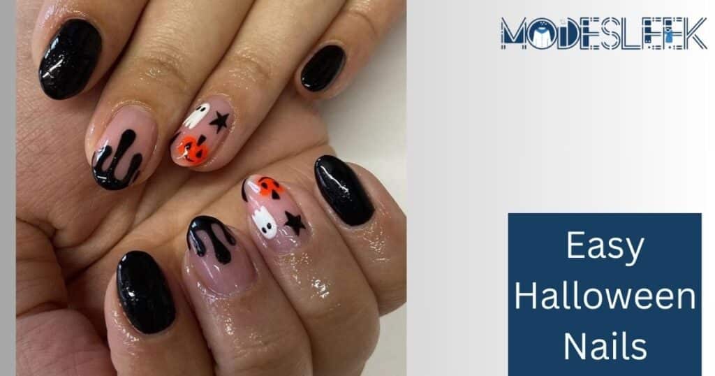 Easy Halloween Nails