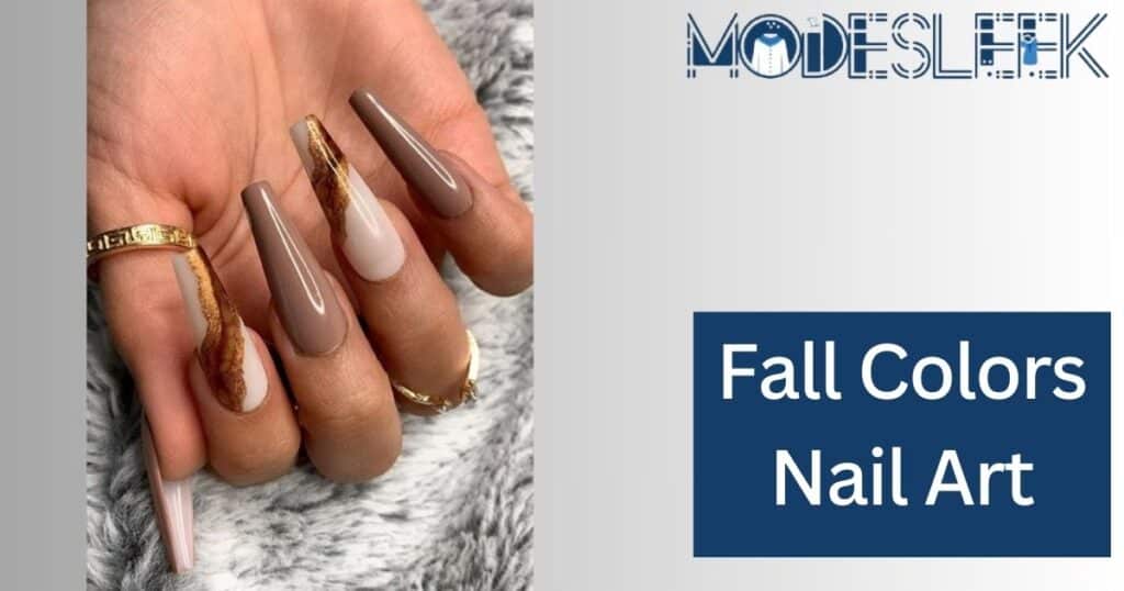 Fall Colors Nail Art