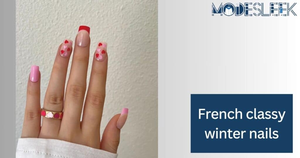 French classy winter nails