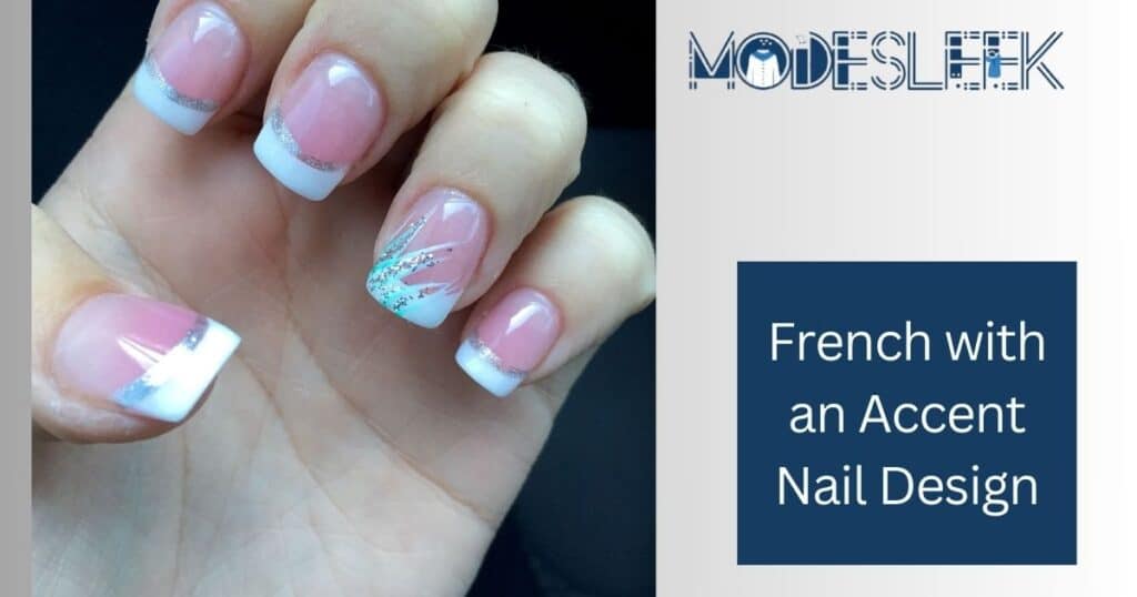 French with an Accent Nail Design