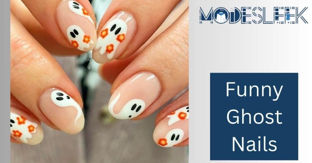 Funny Ghost Nails