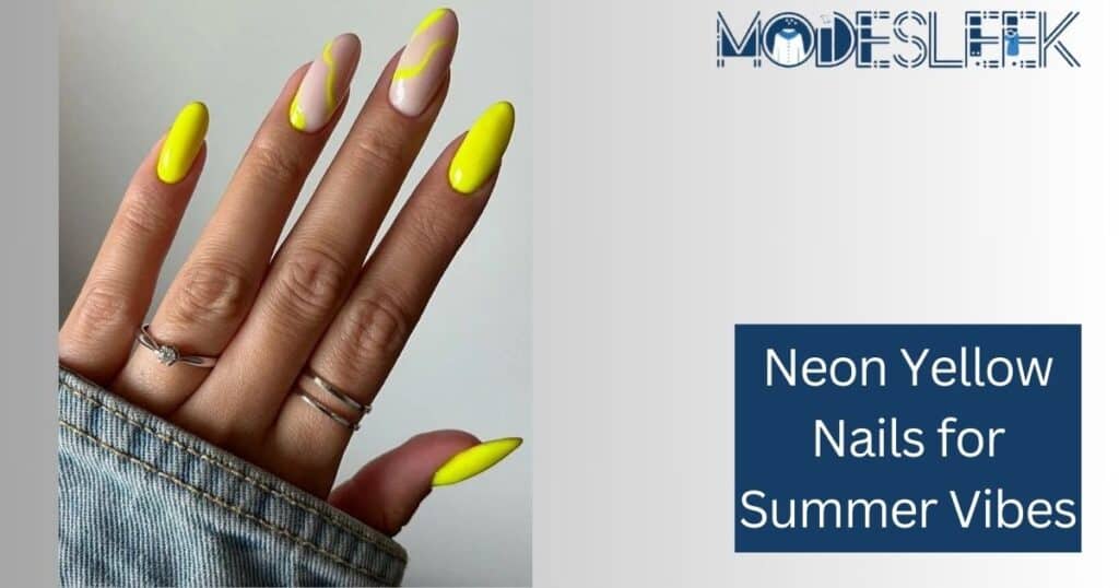 Neon Yellow Nails for Summer Vibes