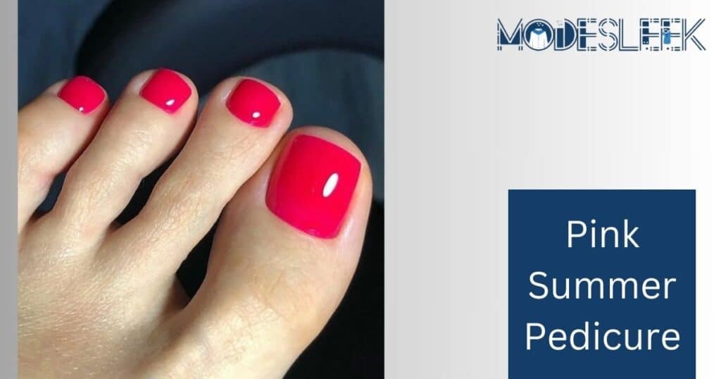 Pink Summer Pedicure