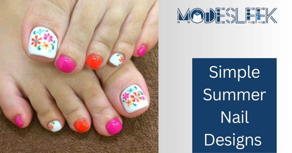 Simple Summer Nail Designs 