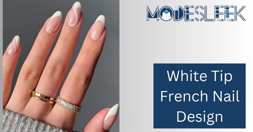 White Tip French Nail Design