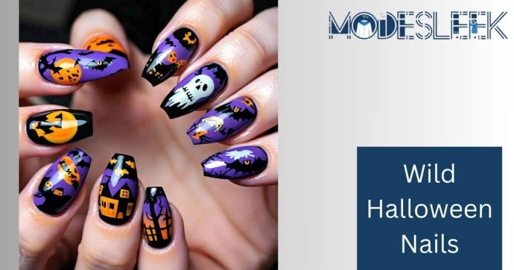 Wild Halloween Nails