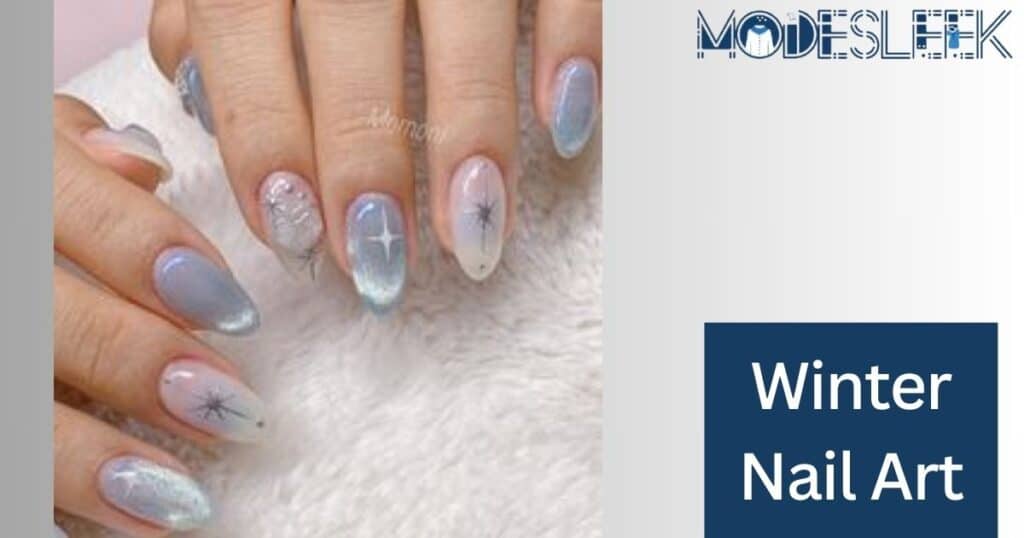 Winter nail art