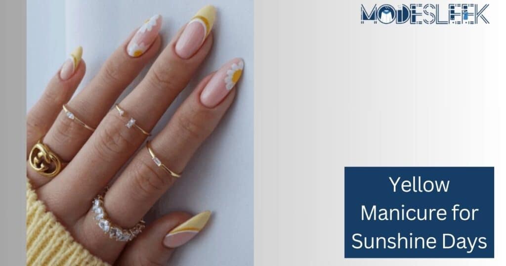 Yellow Manicure for Sunshine Days