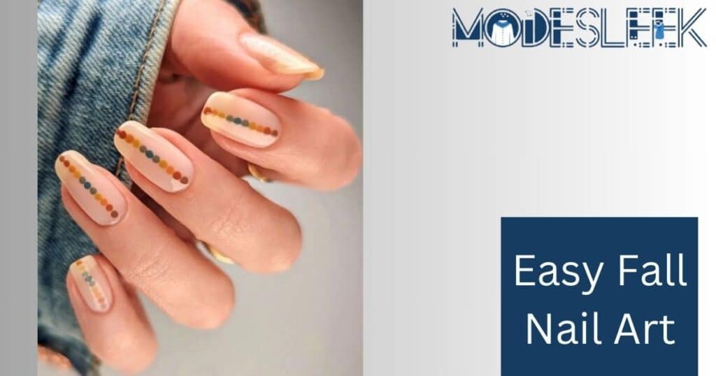 Easy Fall Nail Art