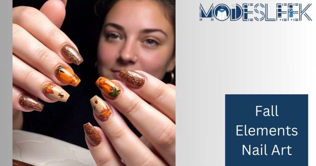 Fall Elements Nail Art