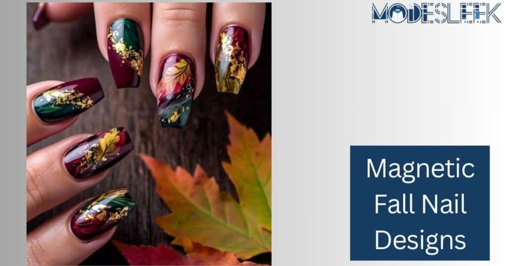 Magnetic Fall Nail Designs