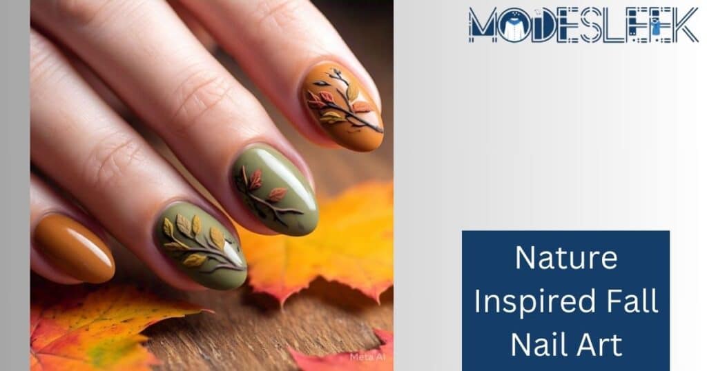 Nature-Inspired Fall Nail Art