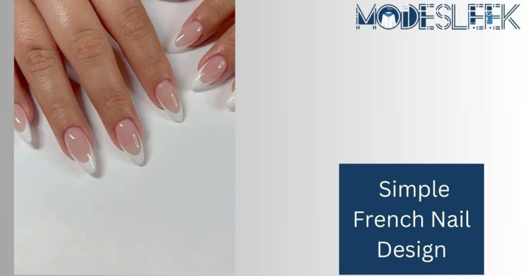  Simple French Nail Design