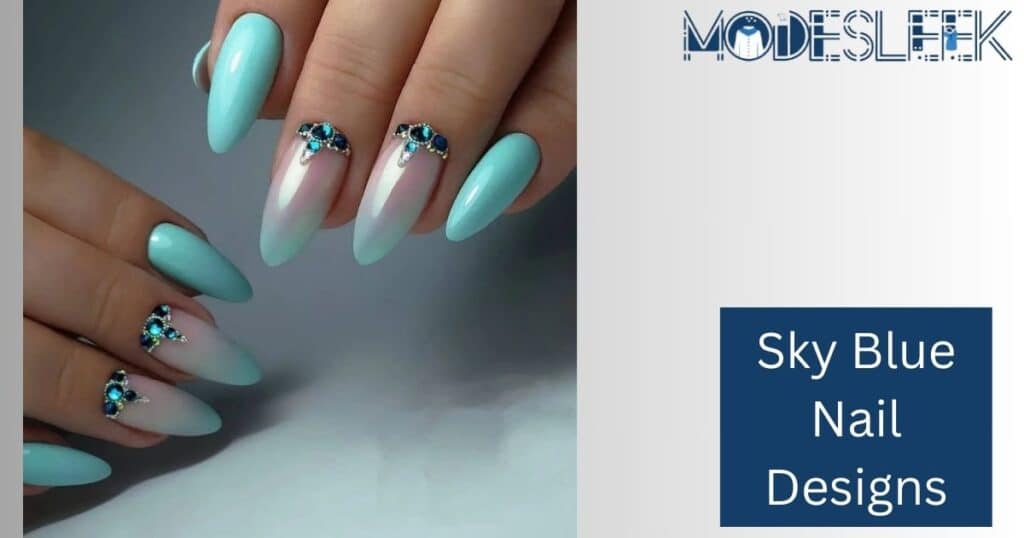 Sky Blue Nail Designs