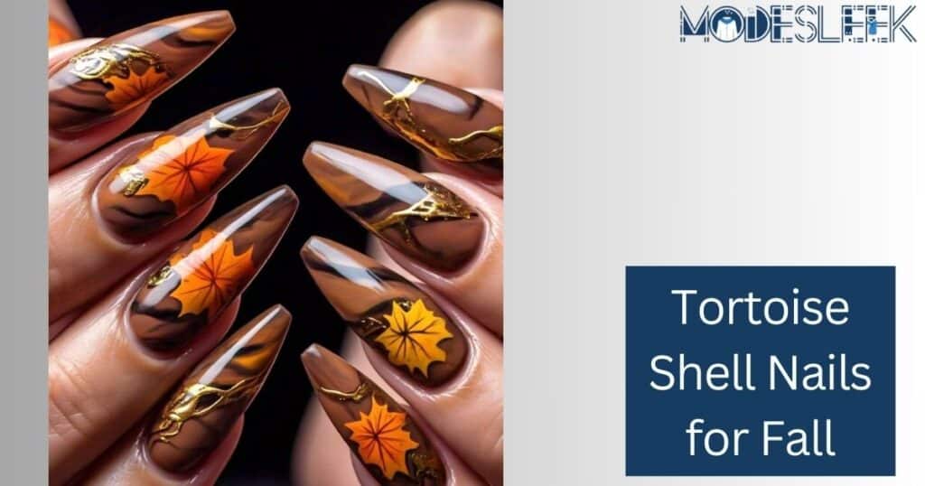 Tortoise Shell Nails for Fall